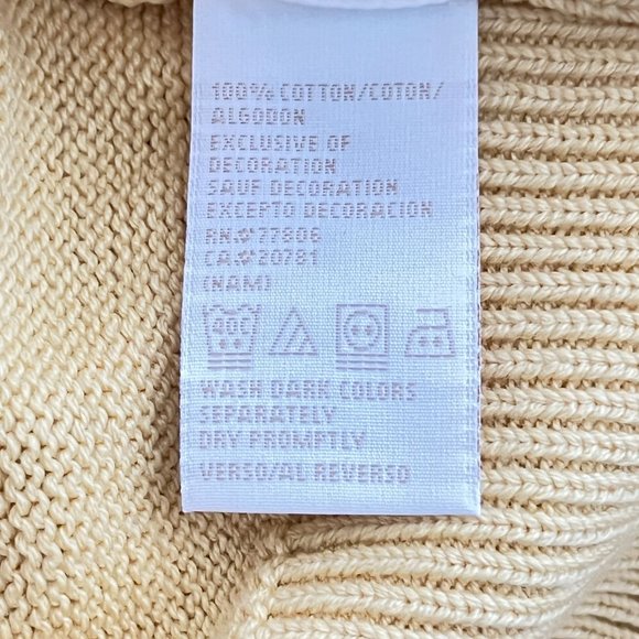 Tommy Hilfiger Vtg Y2K NOS Lightweight Knit Womens Yellow Crewneck Sweater Sz M - Picture 4 of 9